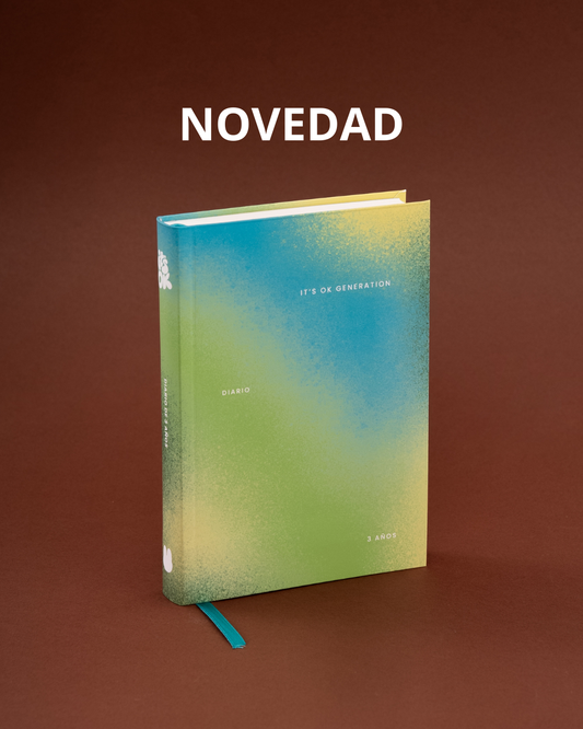 Diario de 3 años | Portada Menta