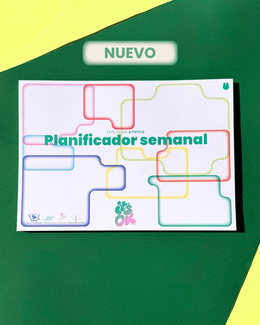 NUEVO 🔥 Atípico Planificador Semanal + 100 pegatinas
