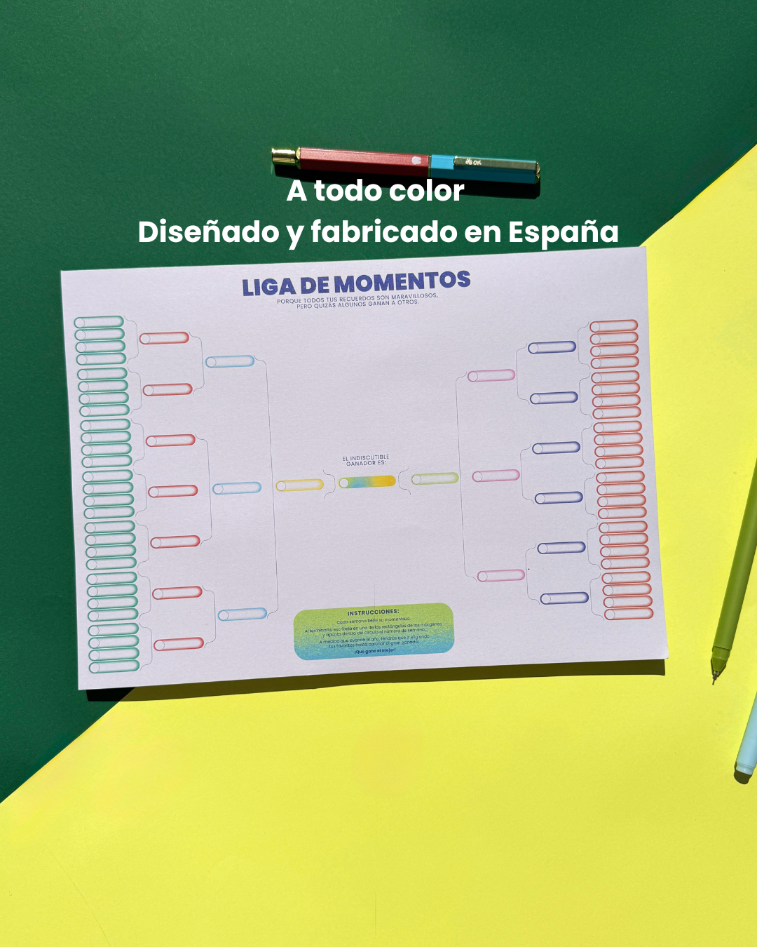 NUEVO 🔥 Atípico Planificador Semanal + 100 pegatinas