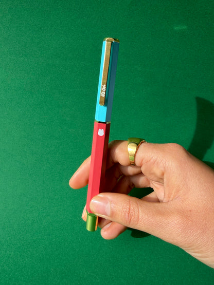 Bolígrafo Gen II | Exterior rojo y azul