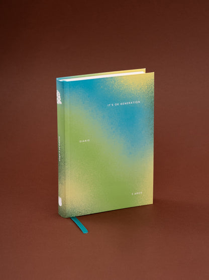 Diario de 3 años | Portada Menta