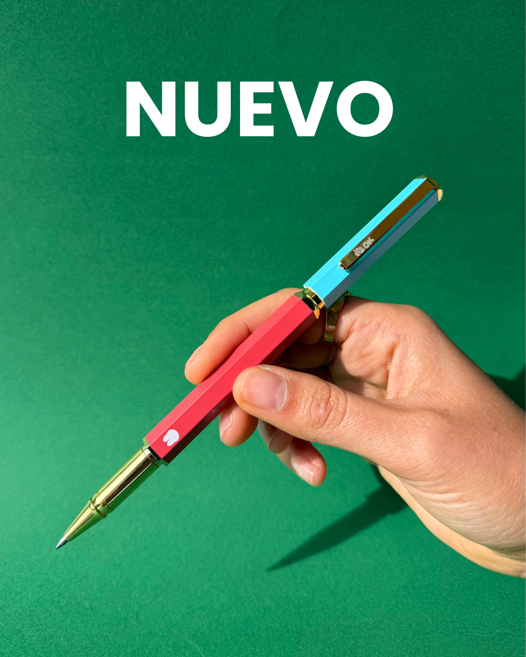 Bolígrafo Gen II | Exterior rojo y azul