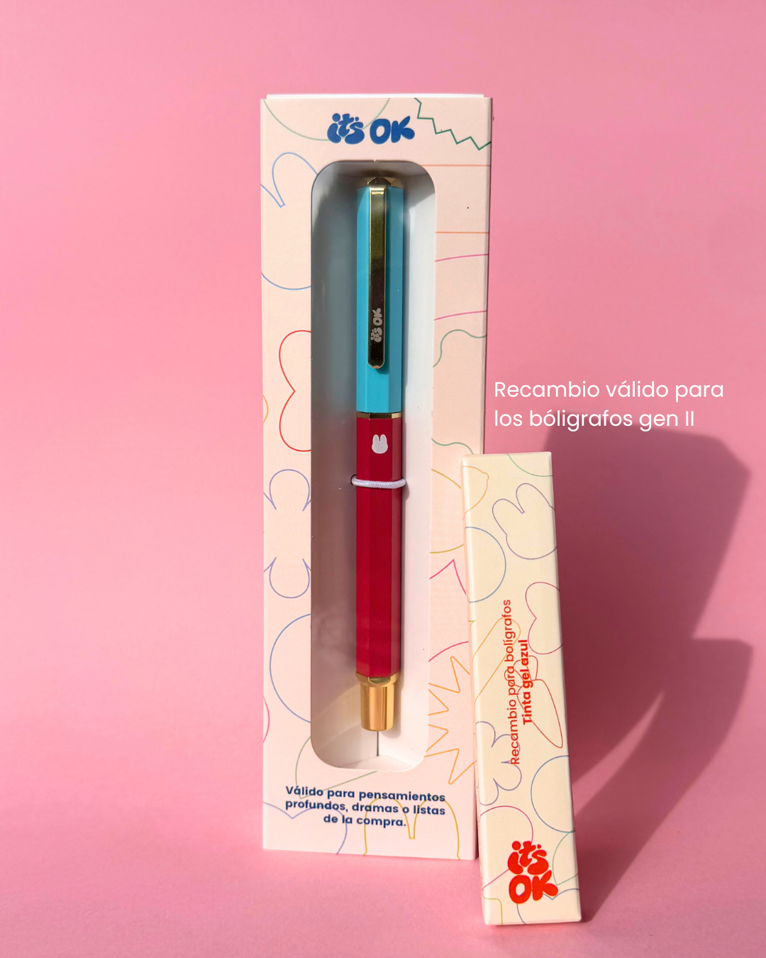 Recambio tinta bolígrafo