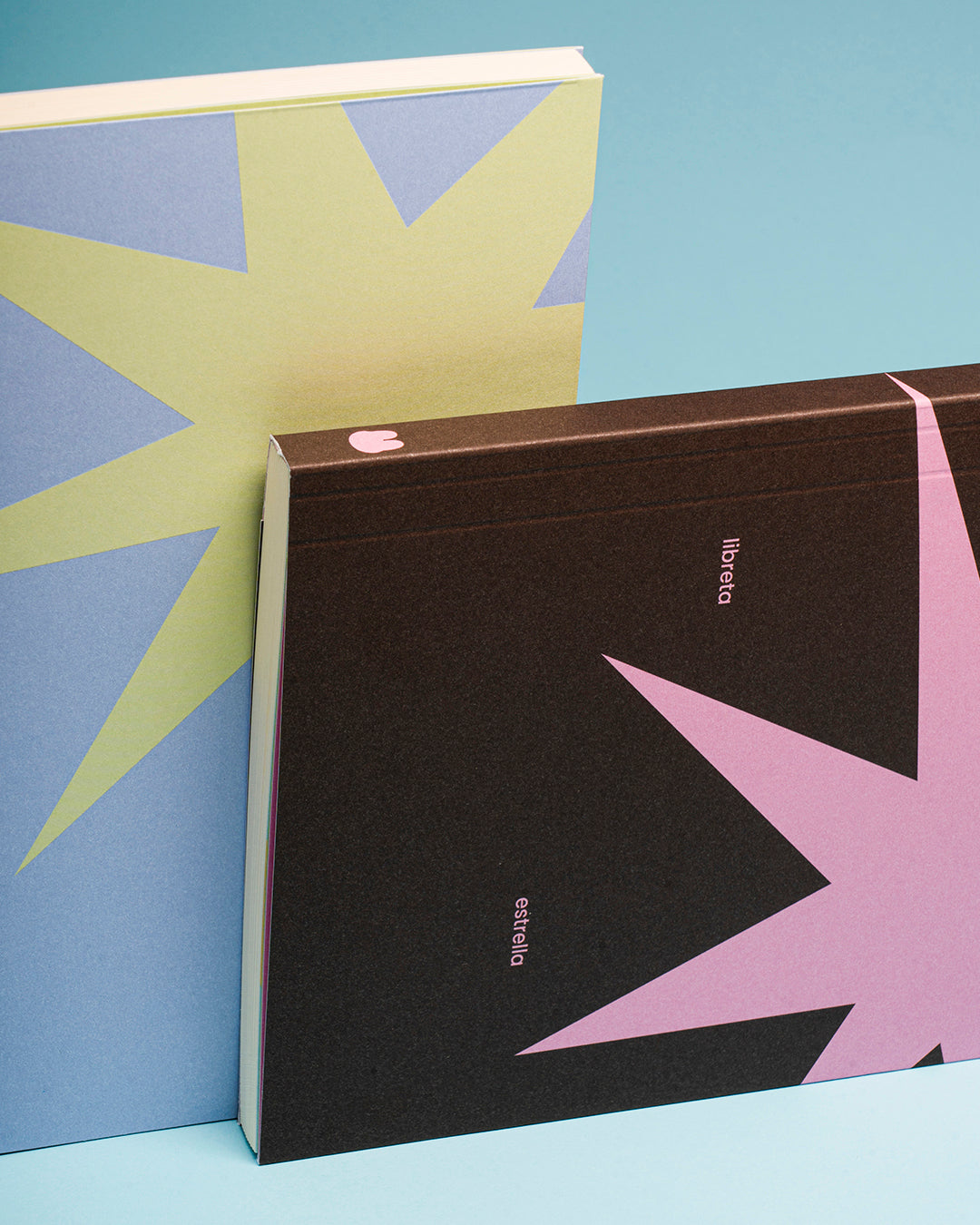 Libreta Estrella marrón con funda