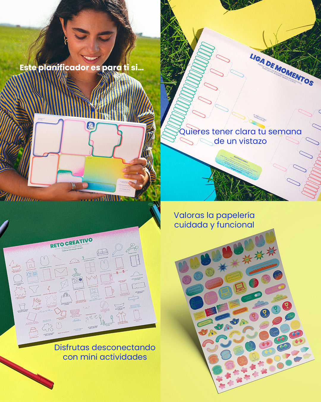 Atípico Planificador Semanal + 100 pegatinas
