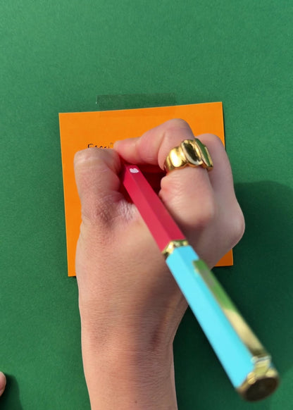 Bolígrafo Gen II | Exterior rojo y azul